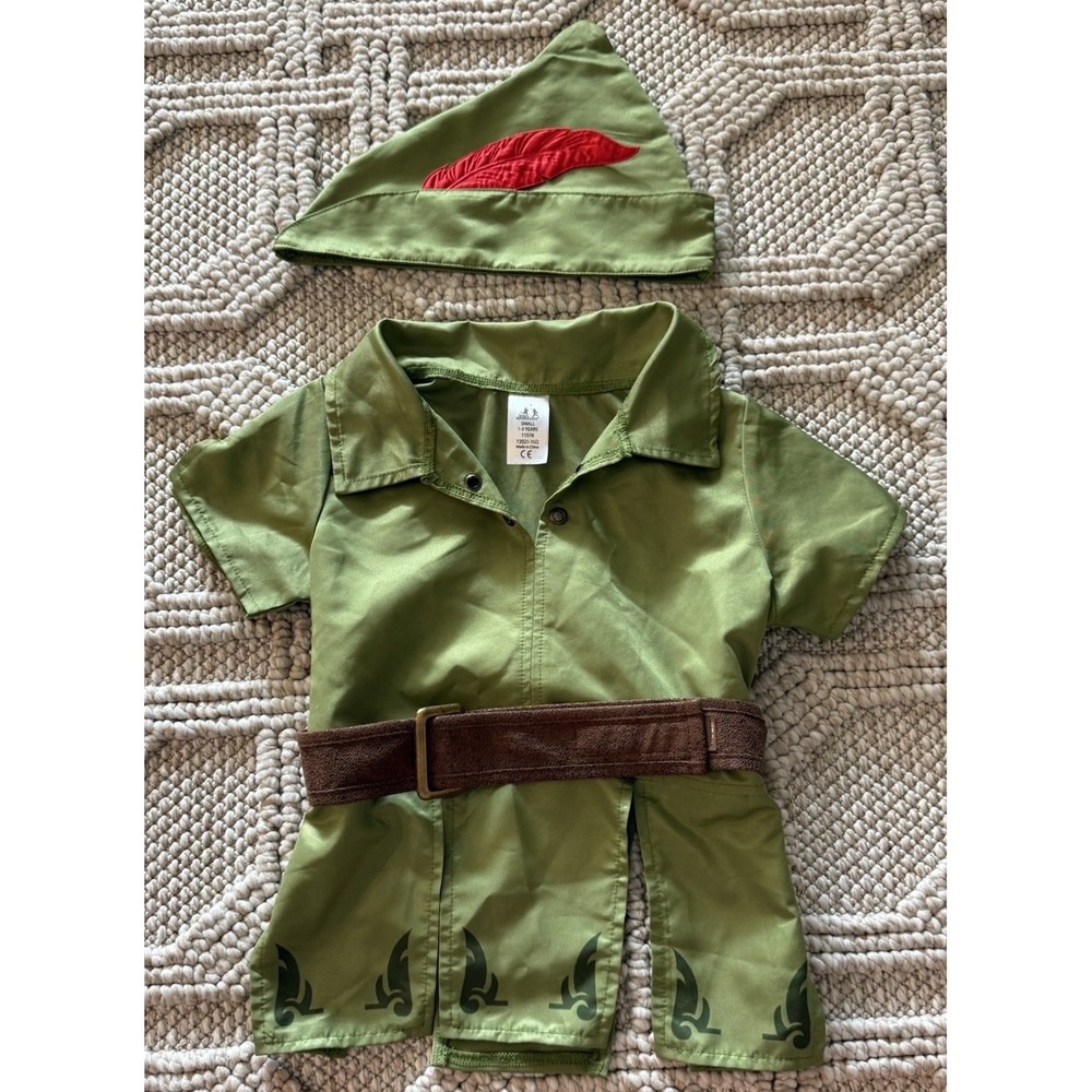Little Adventures Child Peter Pan Costume Small 1-3 Years 2pc Halloween